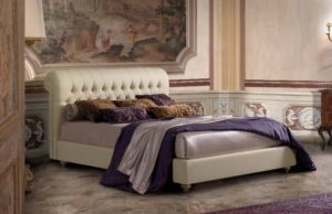 letto matrimoniale in pelle made in italy